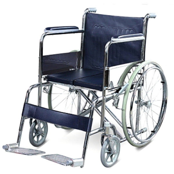 ราคาเก้าอี้รถเข็นนั่งผู้ป่วยพับได้ เบาะนั่งหนา Wheelchair NT1283 FS809Y