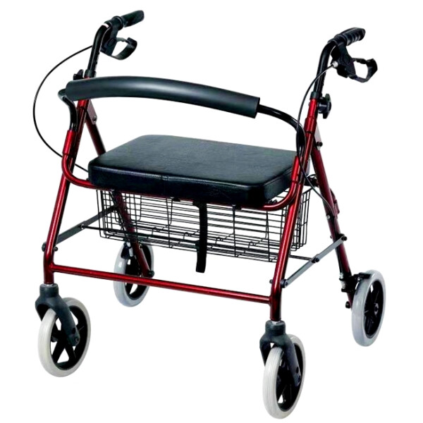 รถเข็นช่วยเดิน คนแก่ Rollator รถเข็นพยุงเดิน 4 ล้อ