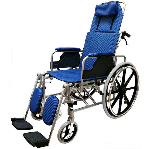 รถเข็นผู้ป่วยปรับเอนนอนได้ รถเข็นผู้ป่วยพับได้ NT1236-Y955+